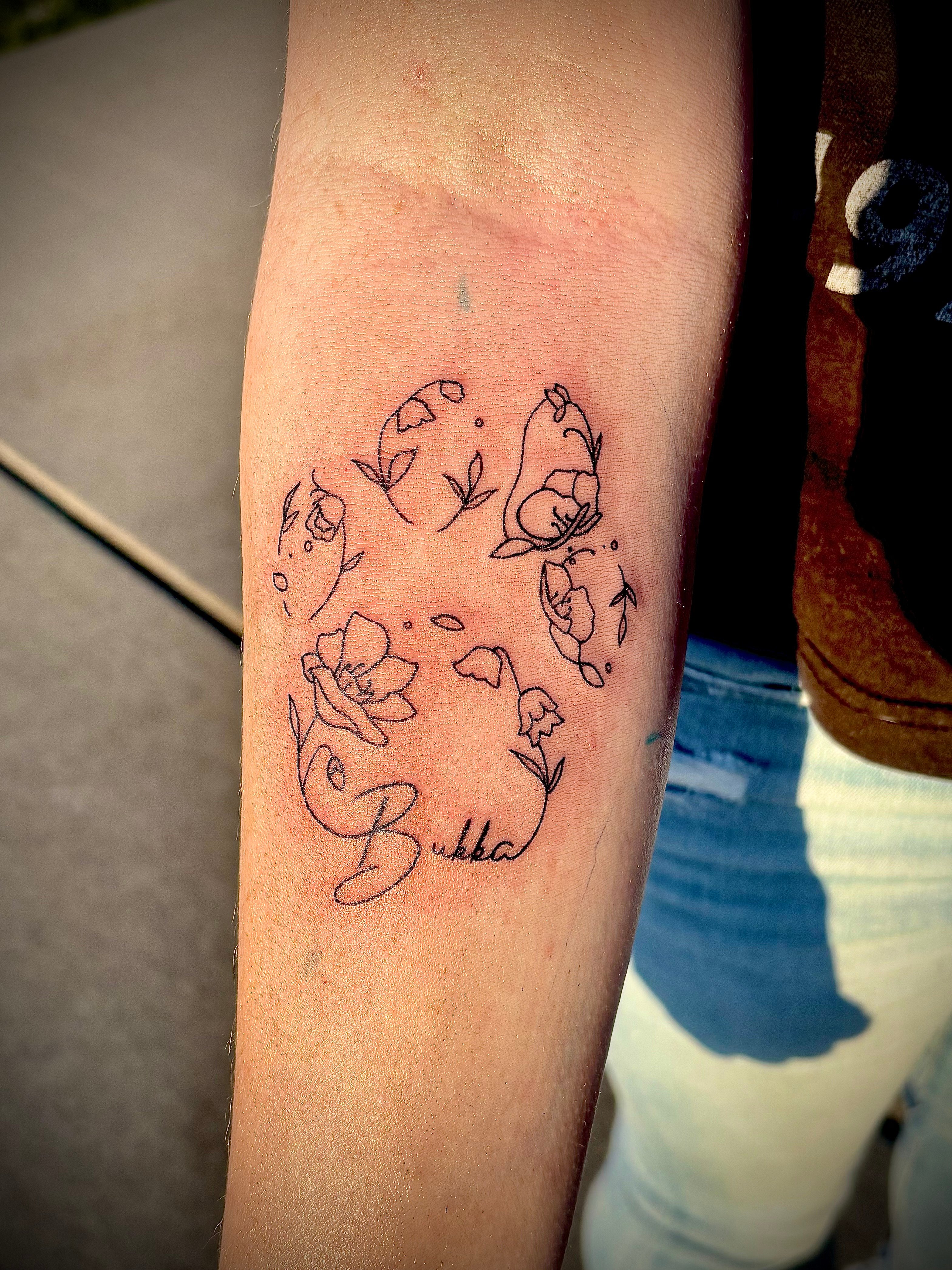Line work tattoo 4